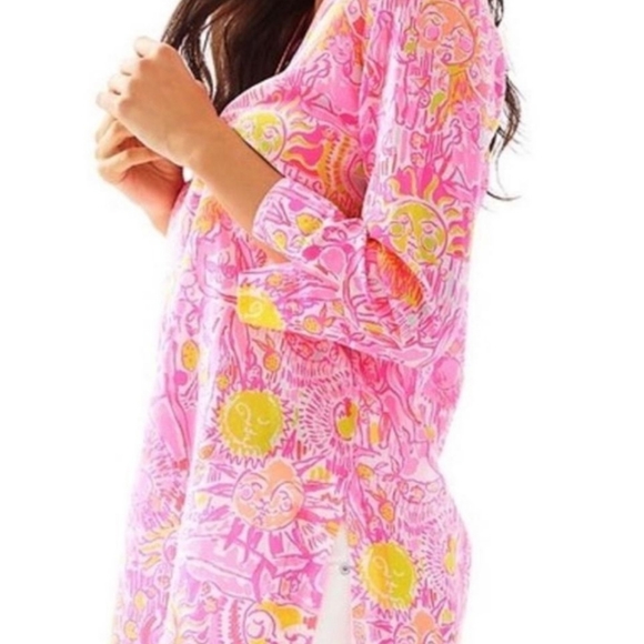 Lilly Pulitzer Marco Island Tunic Pink Pout More Kings In the Keys Small - Picture 5 of 16